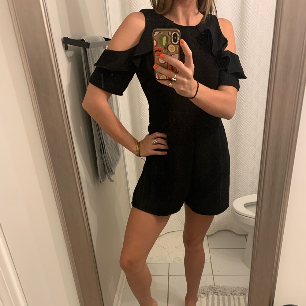 Dressy black romper